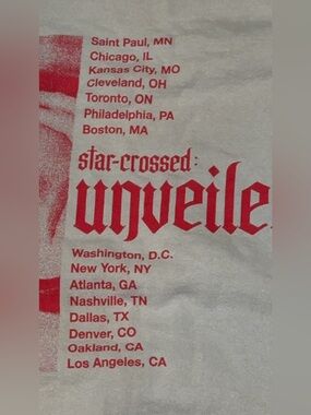 Kacey Musgraves Sweatshirt Star Crossed Unveiled Concert Tour Dagger Sleeve Hit